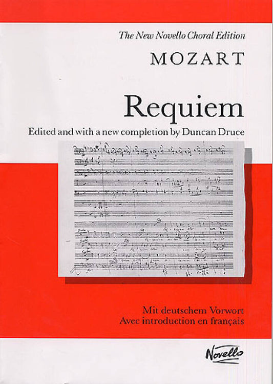 Mozart Requiem K.626  Novello Vocal Score SATB