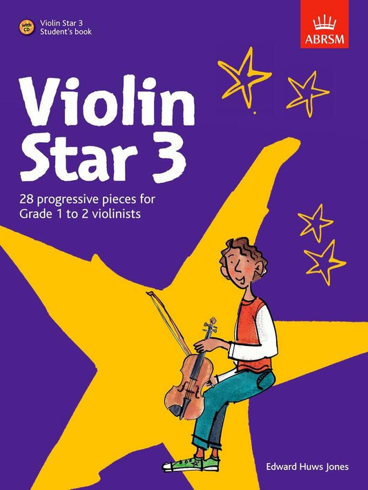 Edward Huws Jones: Violin Star 3 - Student's Book: Violin Solo and CD